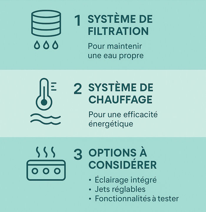 achat d'un spa caractéristiques
