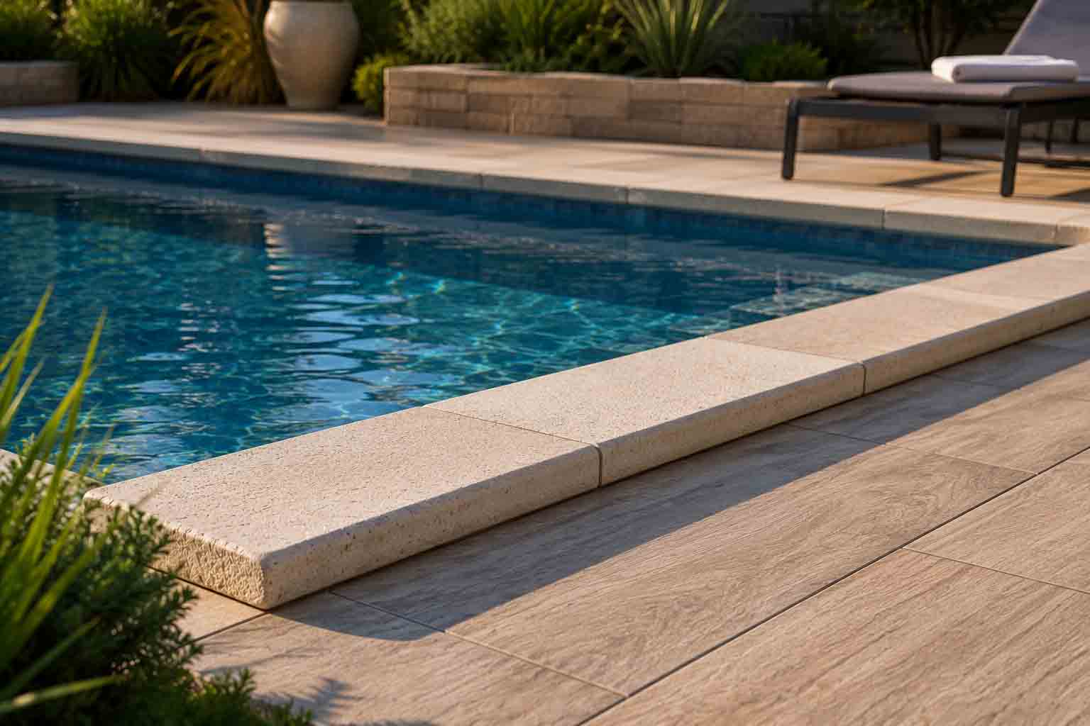 margelles abord piscine