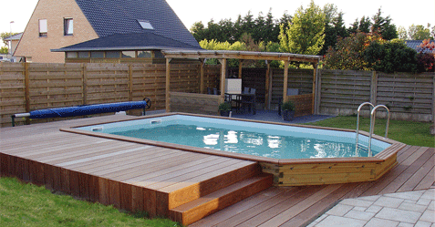 constructeur de piscine dans le nord en bois hors sol à Lille