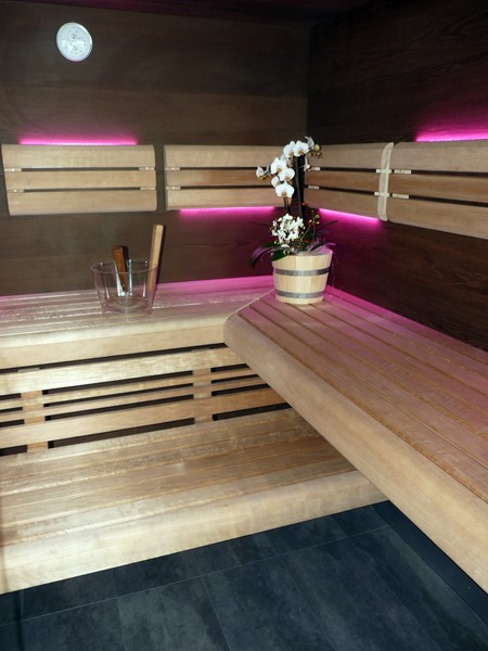 Sauna contemporain