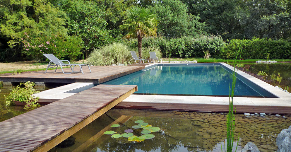 piscine bi-eaux - Piscine et Jardin