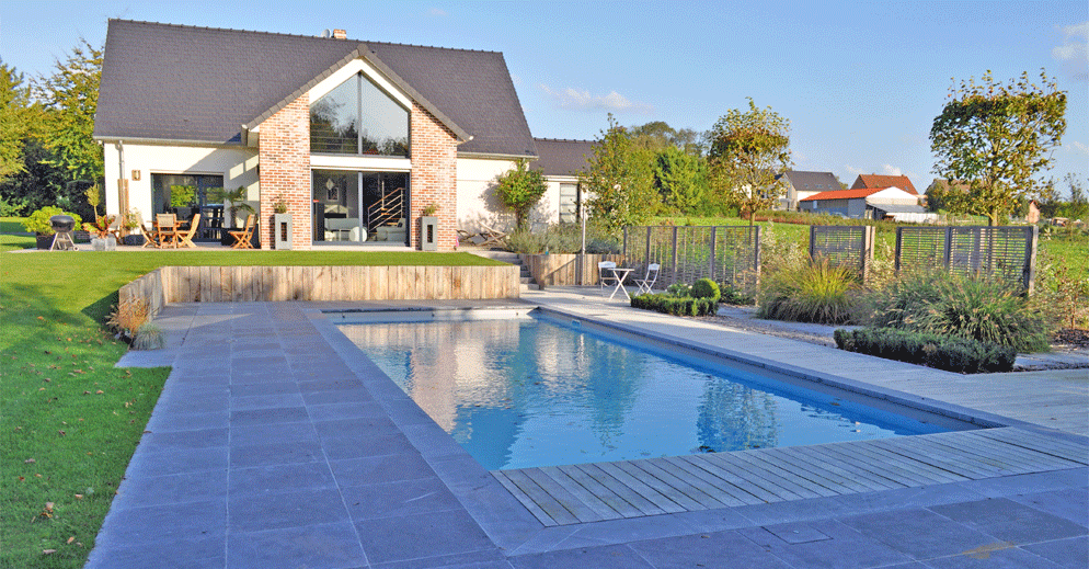 piscine contemporaine - Piscine & Jardin