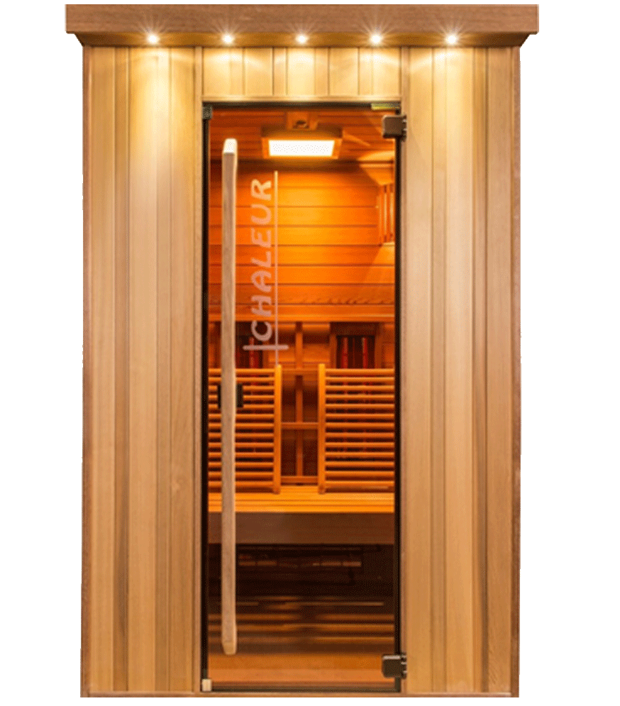 sauna chaleur piscine et jardin