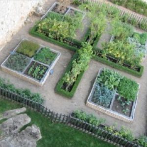 Création d'un portager de jardin moderne