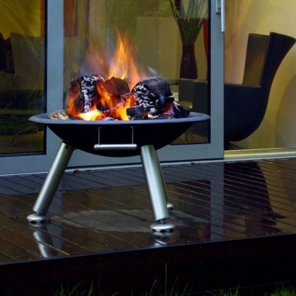 Brasero Cuve acier noire Terrace Brazier